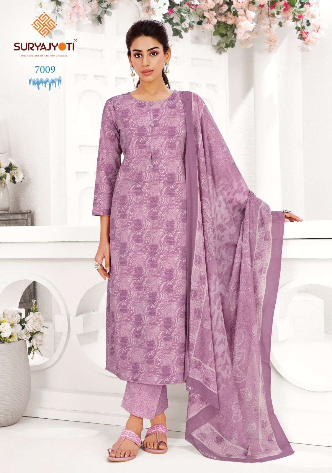 Suryajyoti Ice Look Vol 7 Pure Cotton Dress Material - Amrah Wholesale