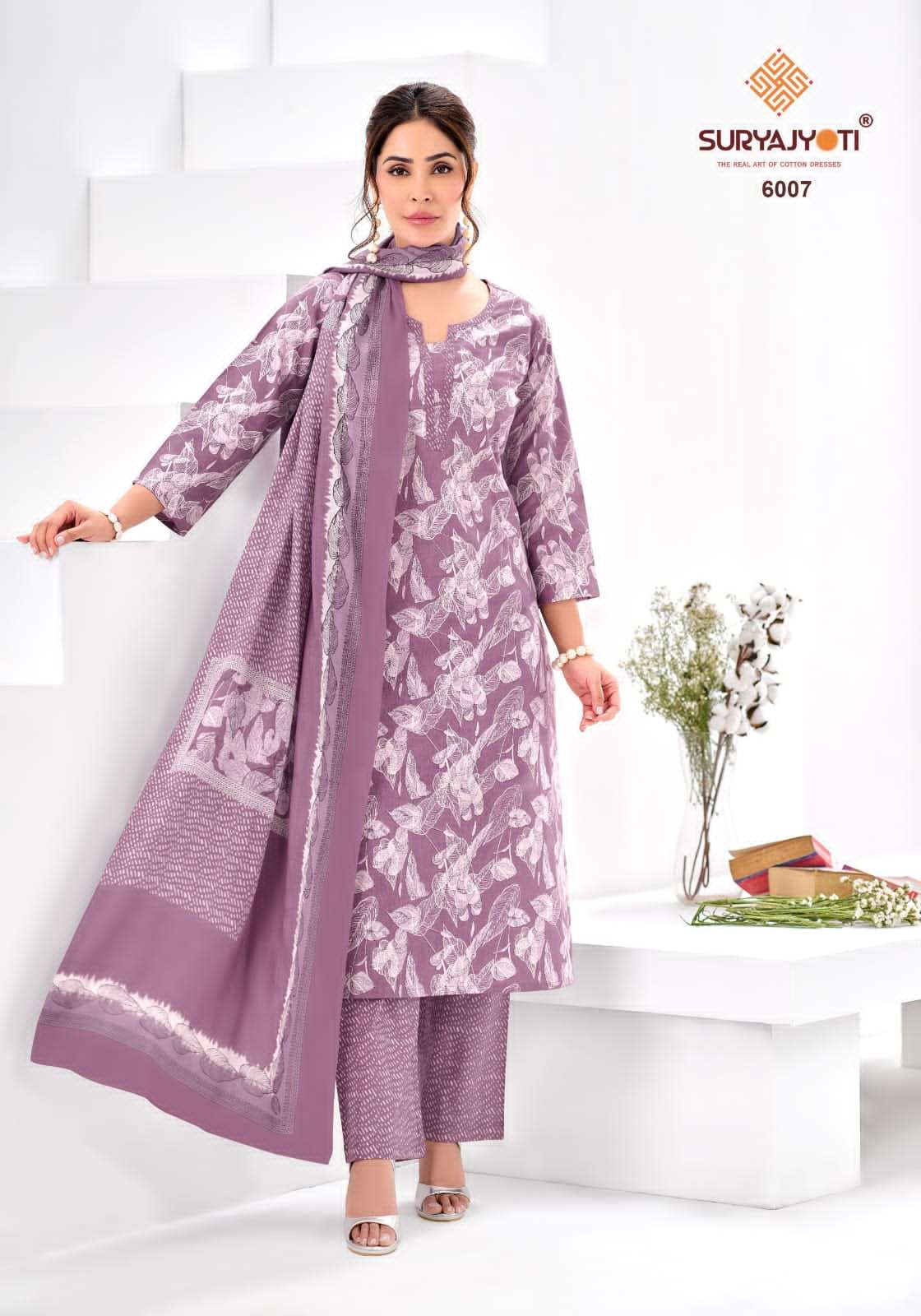 Suryajyoti Ice Look Vol 6 Dress Material - Amrah Wholesale