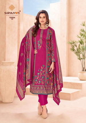 Suryajyoti Kaamini Vol 10 Fancy Jam Satin Salwar Suit Wholesale - Amrah Wholesale