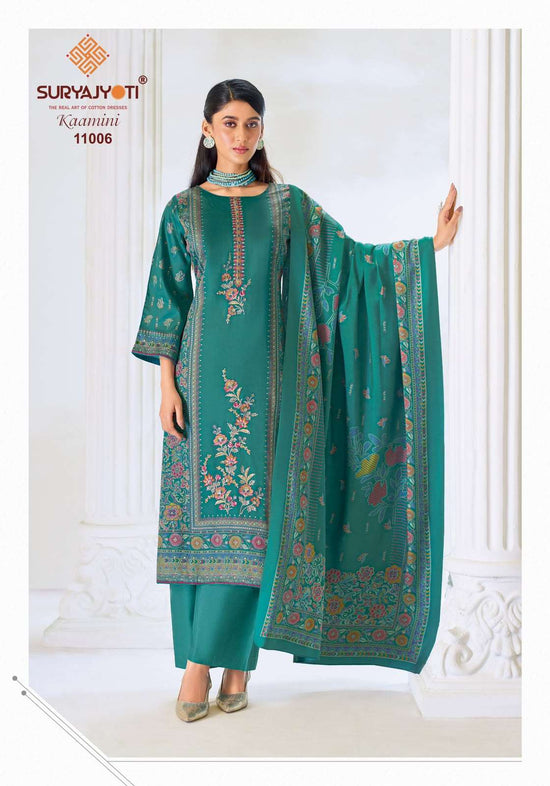 Suryajyoti Kaamini Vol 11 Jam Satin Dress Material