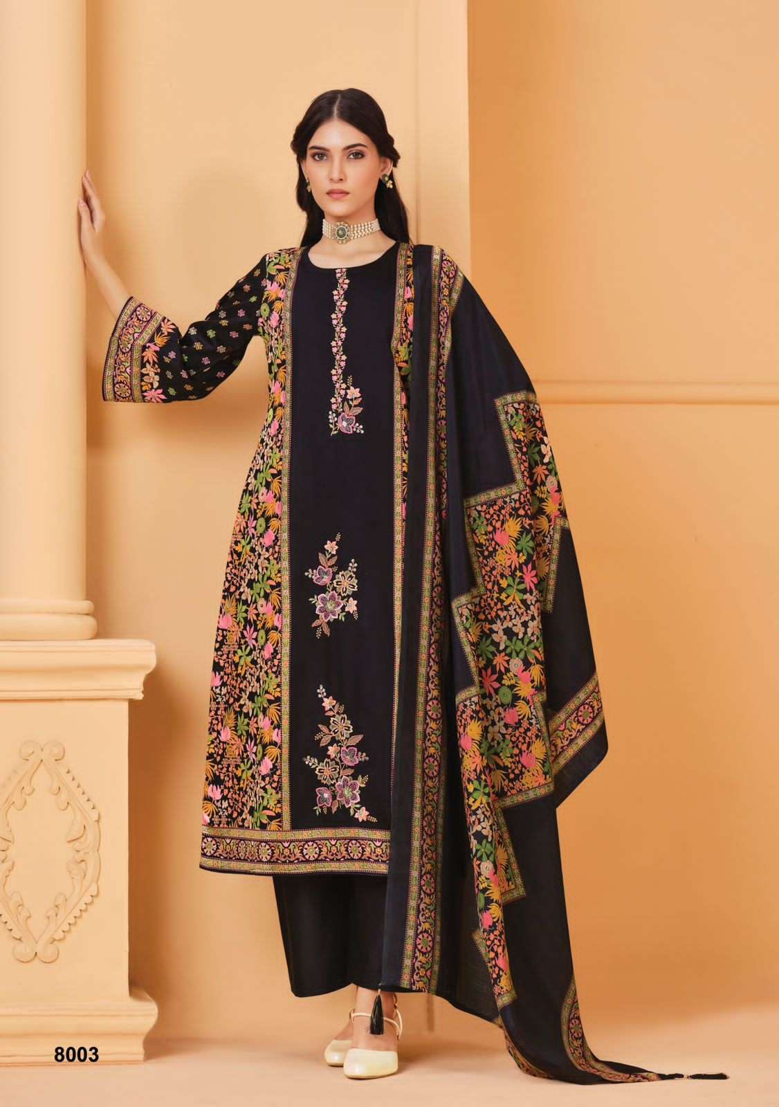 Suryajyoti Kaamini Vol 8 Dress Material Wholesale Catalogue - Amrah Wholesale
