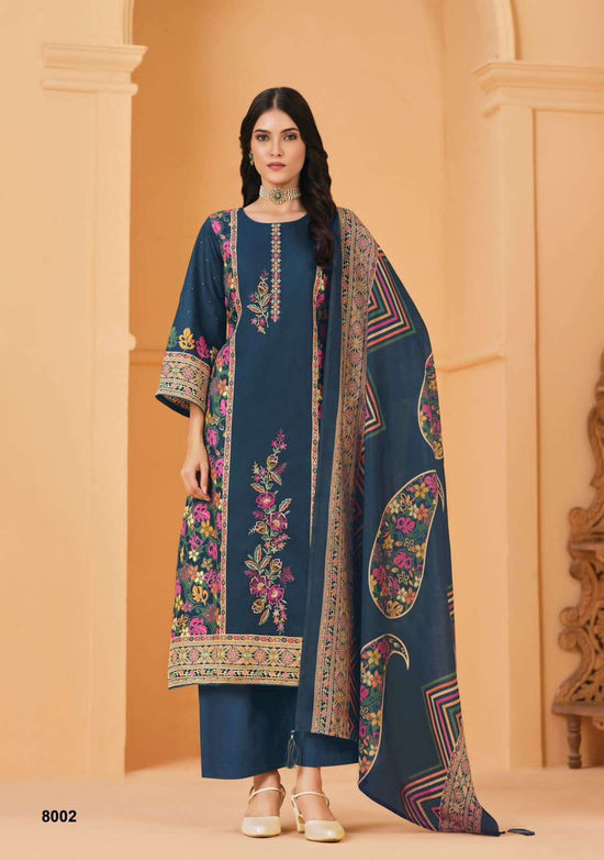 Suryajyoti Kaamini Vol 8 Dress Material Wholesale Catalogue - Amrah Wholesale