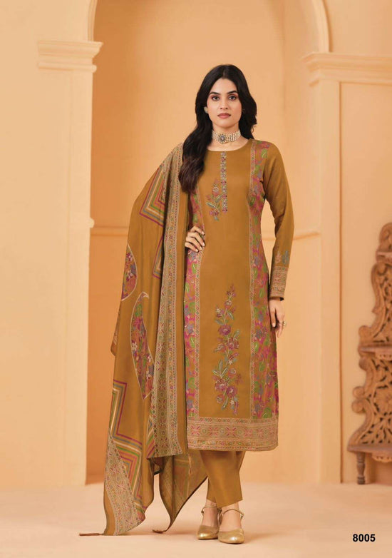 Suryajyoti Kaamini Vol 8 Dress Material Wholesale Catalogue - Amrah Wholesale