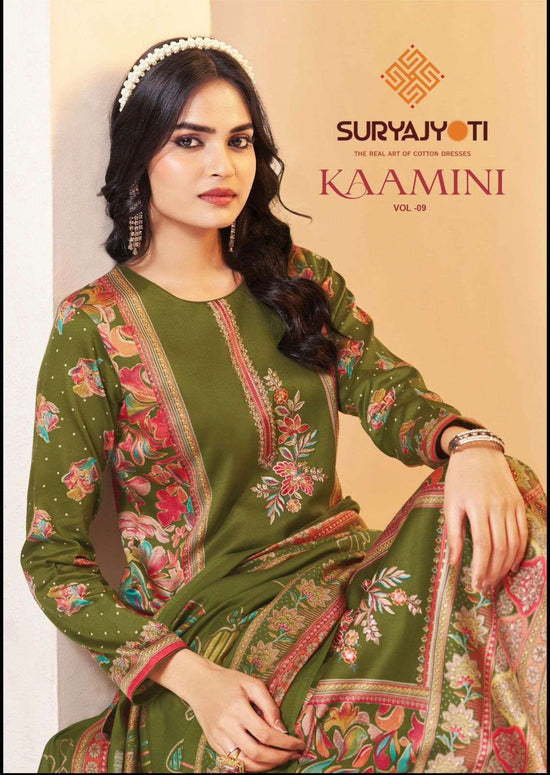 Suryajyoti Kaamini Vol 9 Jam Satin Pakistani Suit - Amrah Wholesale