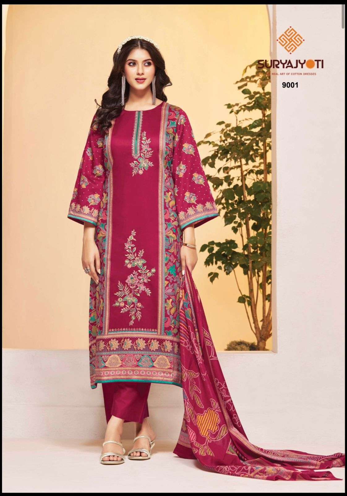 Suryajyoti Kaamini Vol 9 Jam Satin Pakistani Suit - Amrah Wholesale