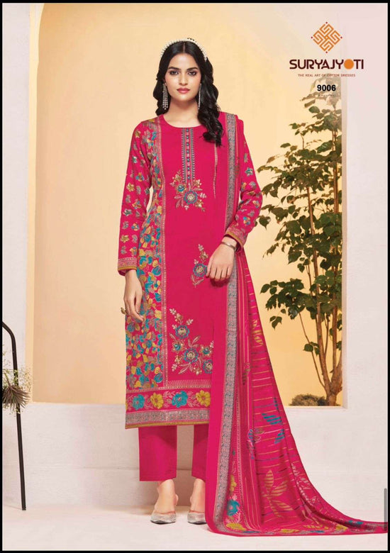 Suryajyoti Kaamini Vol 9 Jam Satin Pakistani Suit - Amrah Wholesale