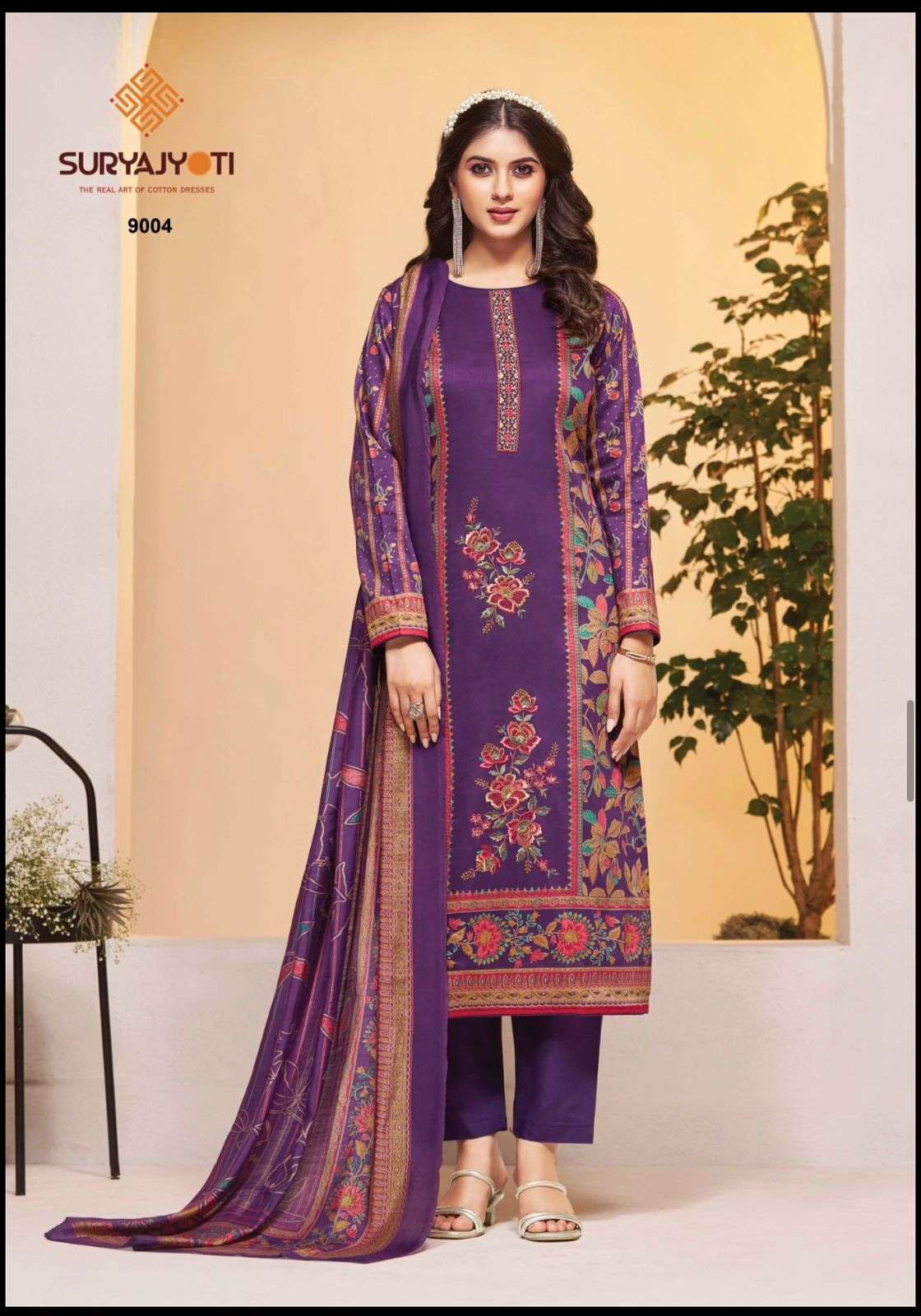 Suryajyoti Kaamini Vol 9 Jam Satin Pakistani Suit - Amrah Wholesale