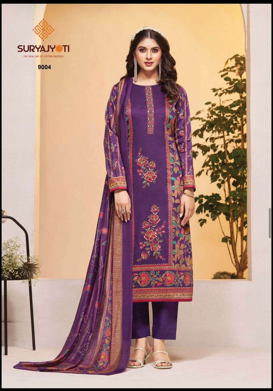 Suryajyoti Kaamini Vol 9 Jam Satin Pakistani Suit - Amrah Wholesale