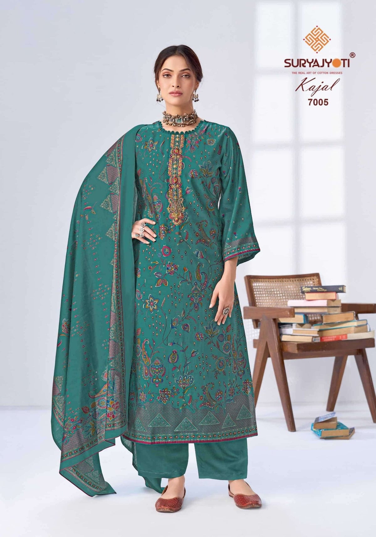 Suryajyoti Kajal Vol 7 Pure Modal Silk Dress Material - Amrah Wholesale
