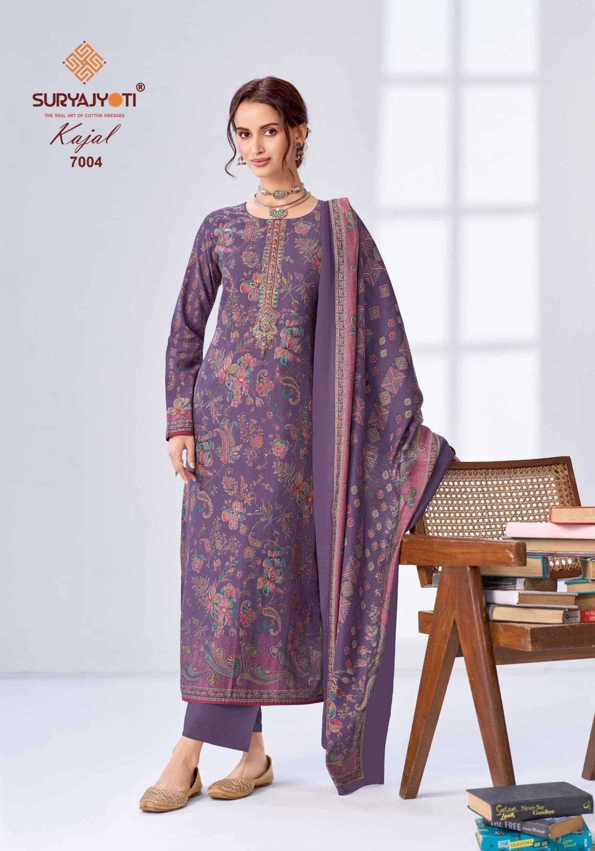 Suryajyoti Kajal Vol 7 Pure Modal Silk Dress Material - Amrah Wholesale