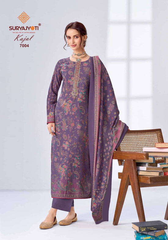 Suryajyoti Kajal Vol 7 Pure Modal Silk Dress Material - Amrah Wholesale