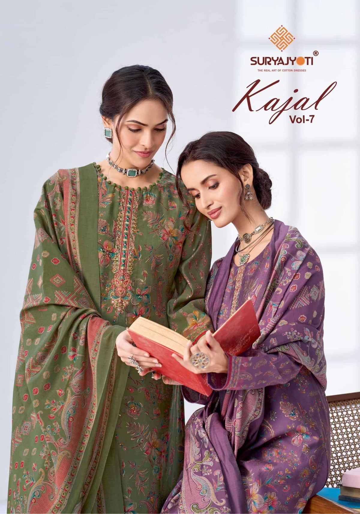 Suryajyoti Kajal Vol 7 Pure Modal Silk Dress Material - Amrah Wholesale