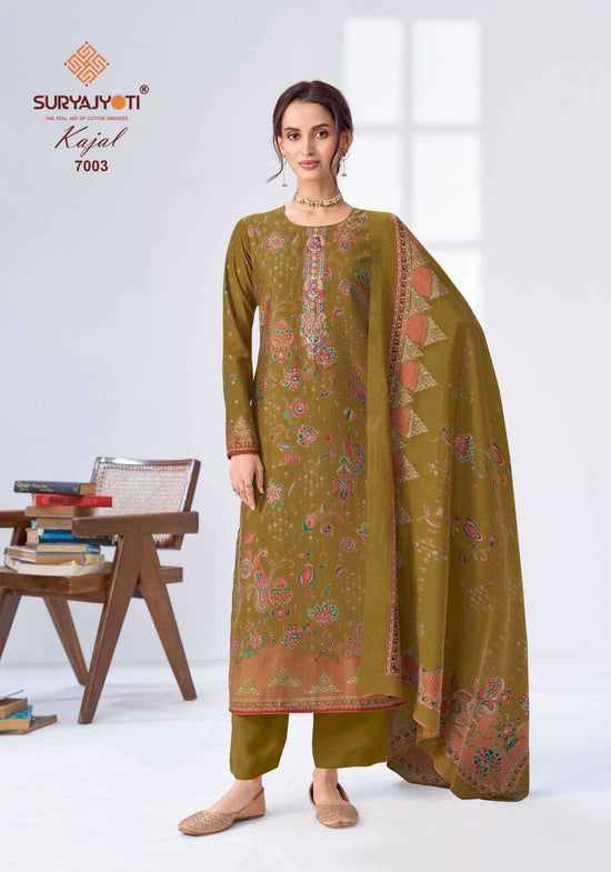 Suryajyoti Kajal Vol 7 Pure Modal Silk Dress Material - Amrah Wholesale