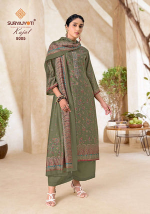 Suryajyoti Kajal Vol 8 Pure Modal Silk Dress Material