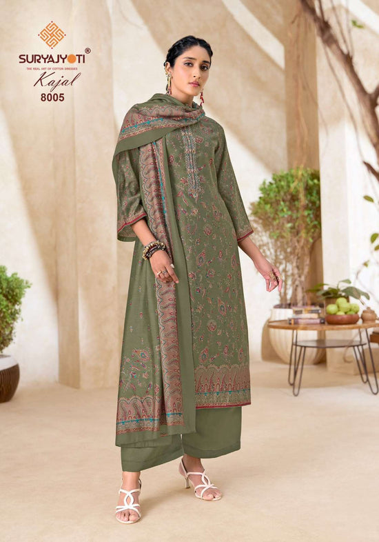 Suryajyoti Kajal Vol 8 Pure Modal Silk Dress Material