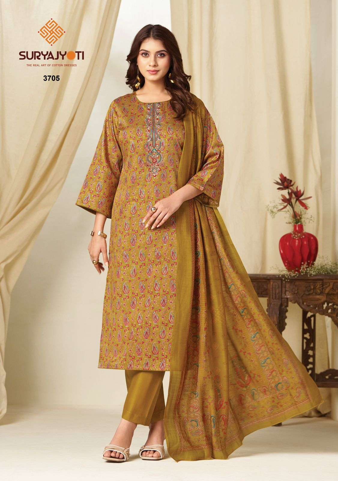 Suryajyoti Kalki Vol 37 Jam Satin Dress Material - Amrah Wholesale