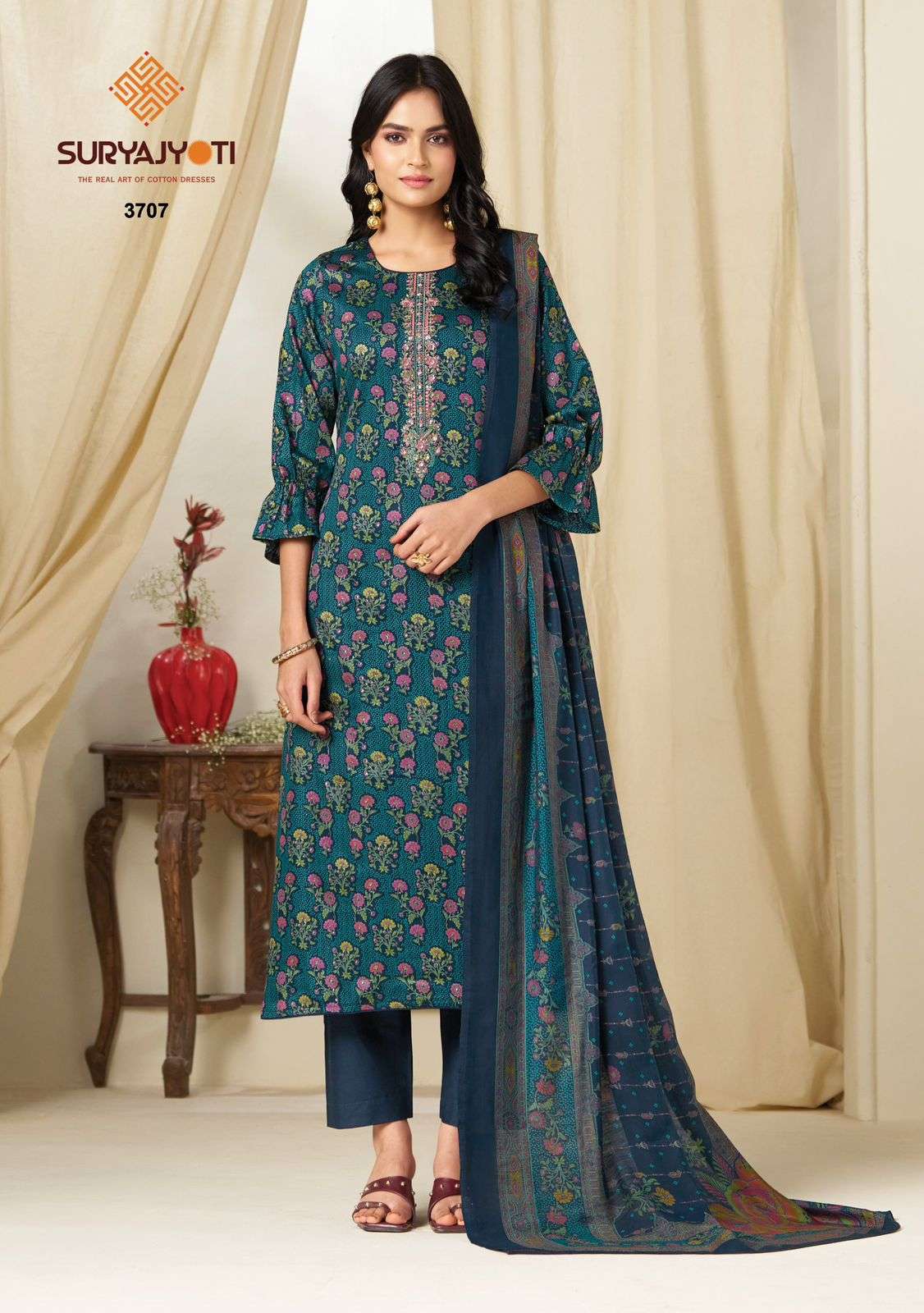 Suryajyoti Kalki Vol 37 Jam Satin Dress Material - Amrah Wholesale