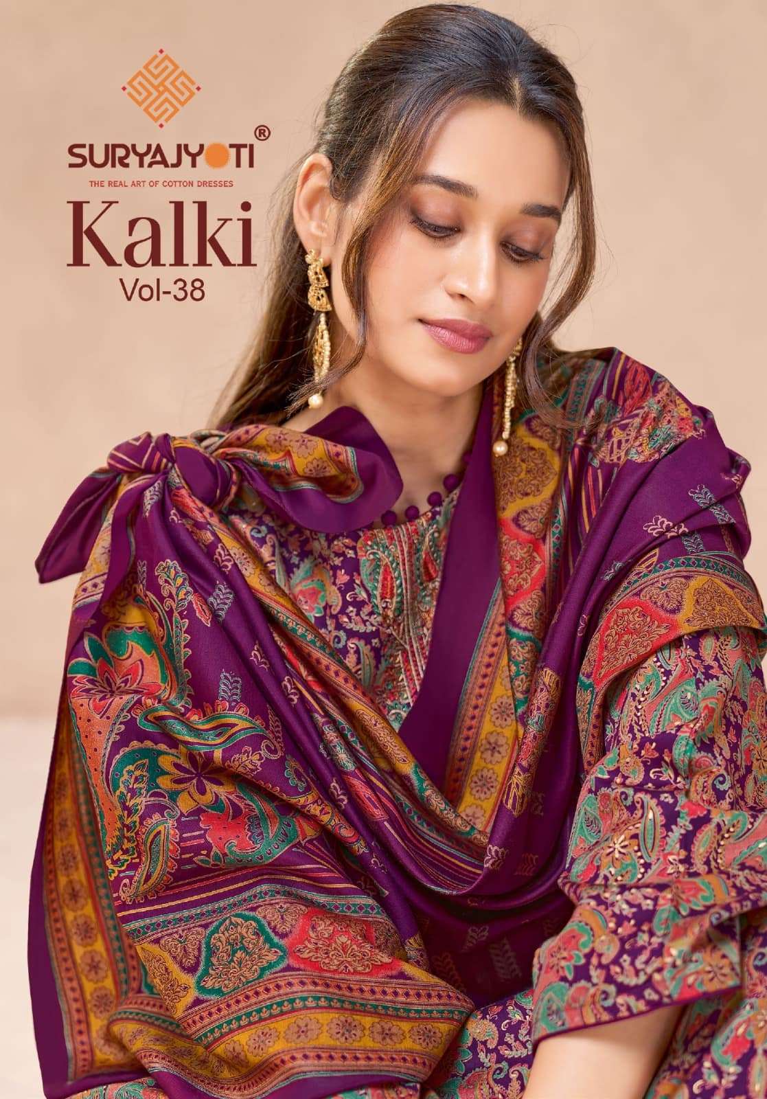 Suryajyoti Kalki Vol 38 Satin Dress Material - Amrah Wholesale
