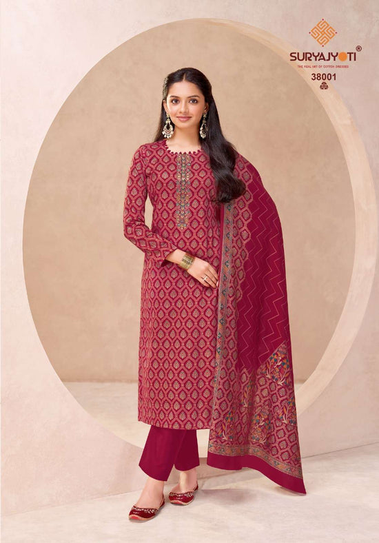 Suryajyoti Kalki Vol 38 Satin Dress Material - Amrah Wholesale