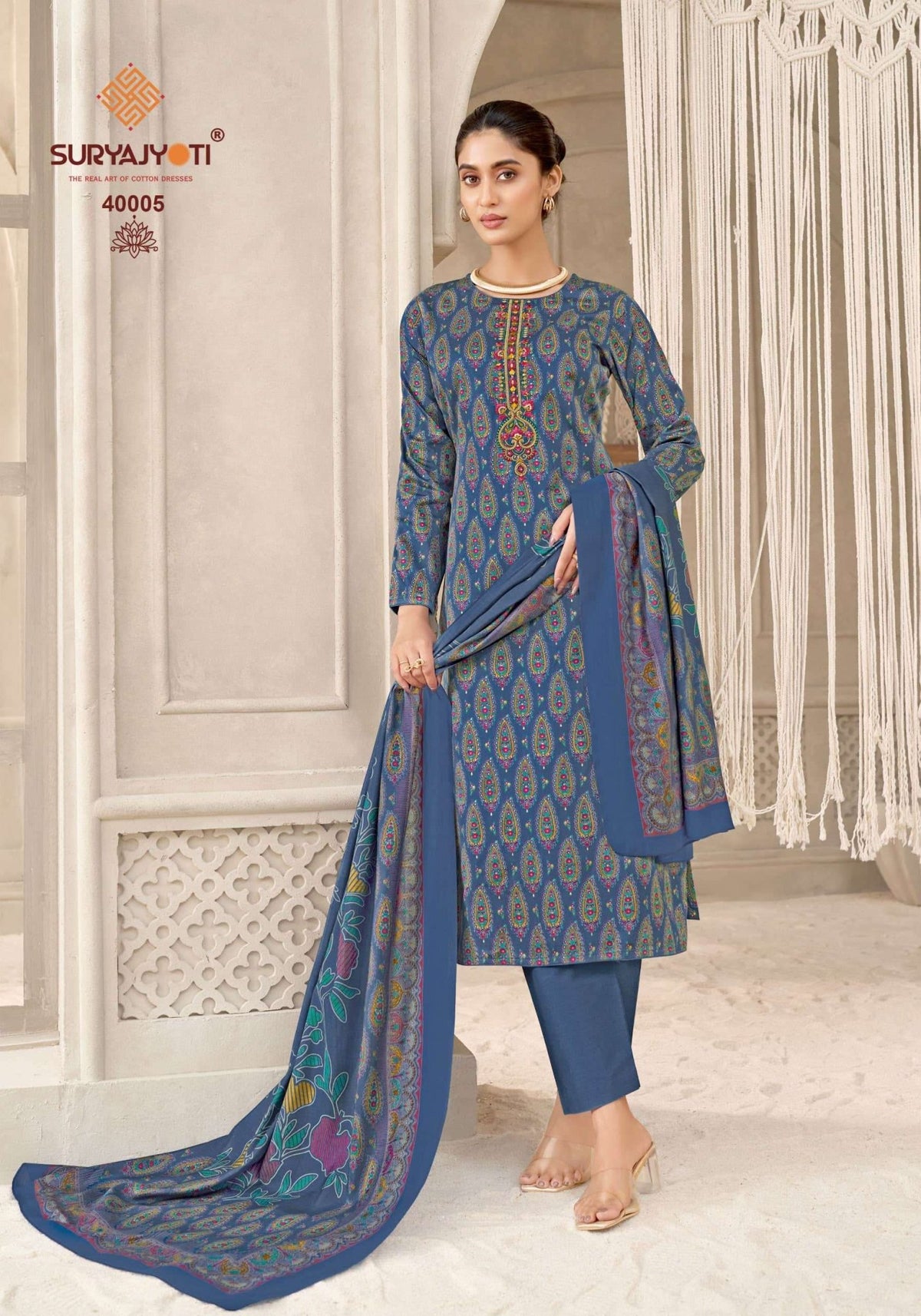 Suryajyoti Kalki Vol 40 Jaam Satin Dress Material - Amrah Wholesale