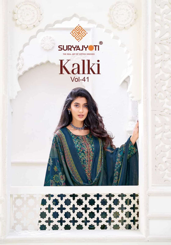 Suryajyoti Kalki Vol 41 Jam Satin Dress Material