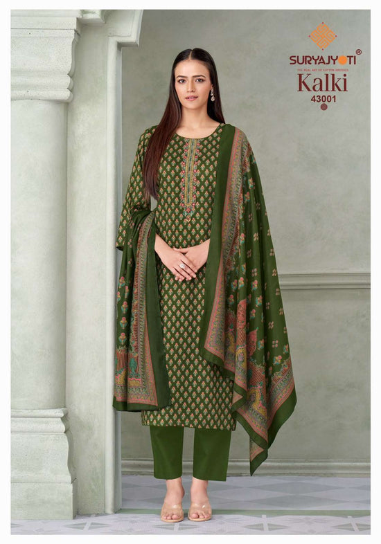Suryajyoti Kalki Vol 43 Fancy Jam Satin Salwar Suit Collection