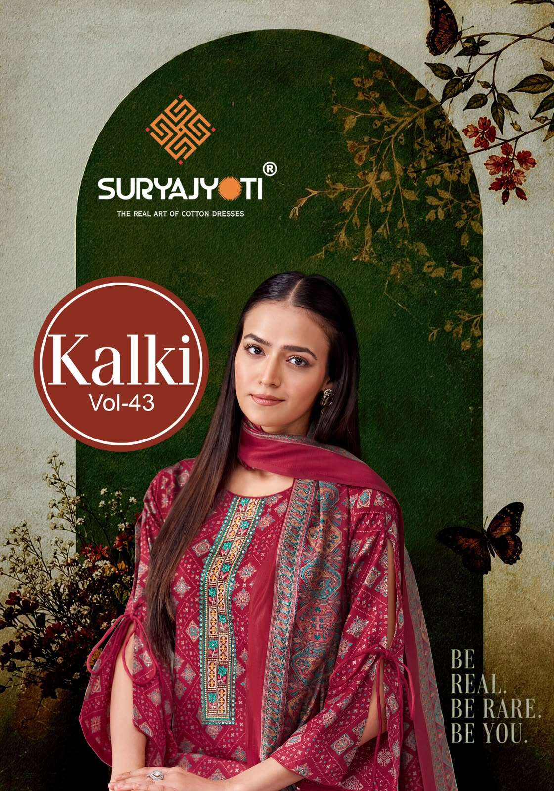 Suryajyoti Kalki Vol 43 Fancy Jam Satin Salwar Suit Collection
