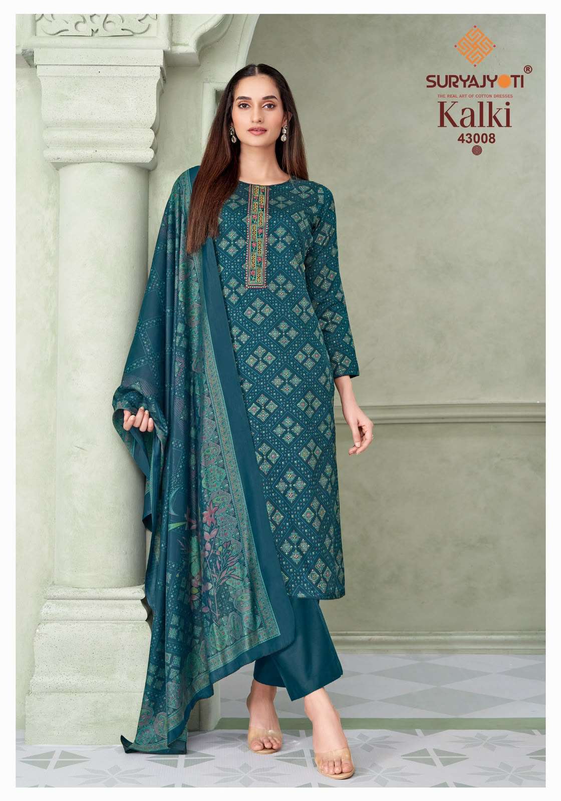 Suryajyoti Kalki Vol 43 Fancy Jam Satin Salwar Suit Collection