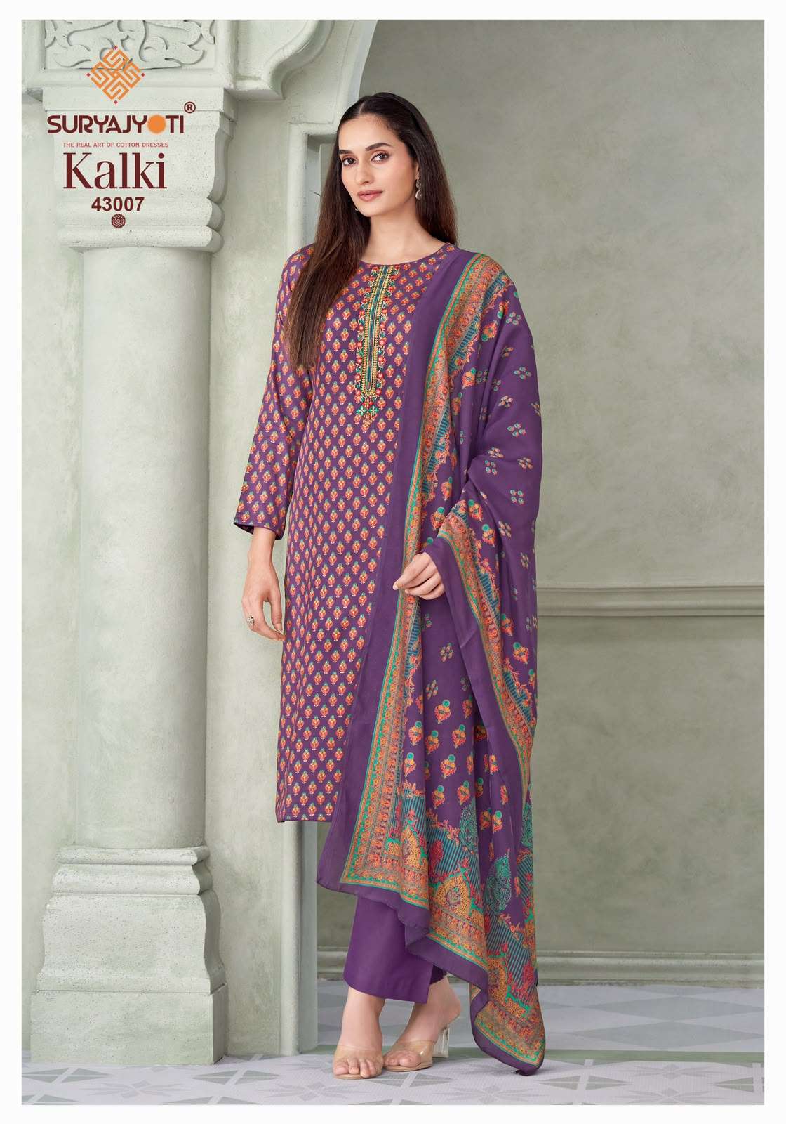 Suryajyoti Kalki Vol 43 Fancy Jam Satin Salwar Suit Collection