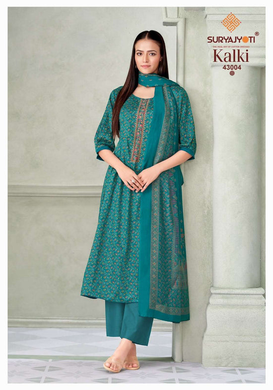 Suryajyoti Kalki Vol 43 Fancy Jam Satin Salwar Suit Collection