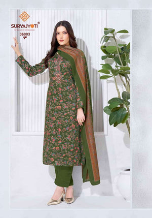 Suryajyoti Kalki Vol 36 Jam Satin Dress Material