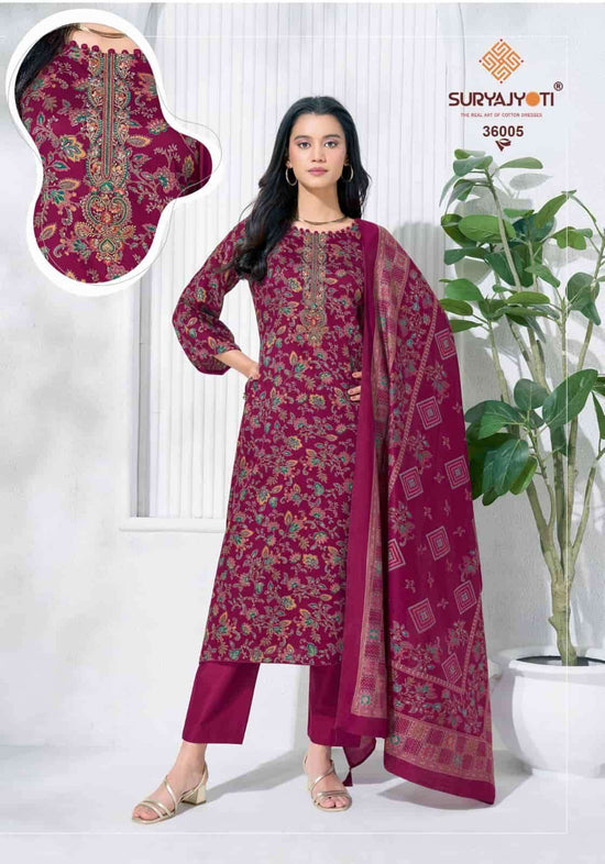 Suryajyoti Kalki Vol 36 Jam Satin Dress Material