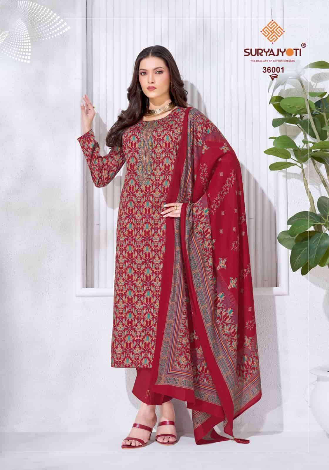 Suryajyoti Kalki Vol 36 Jam Satin Dress Material