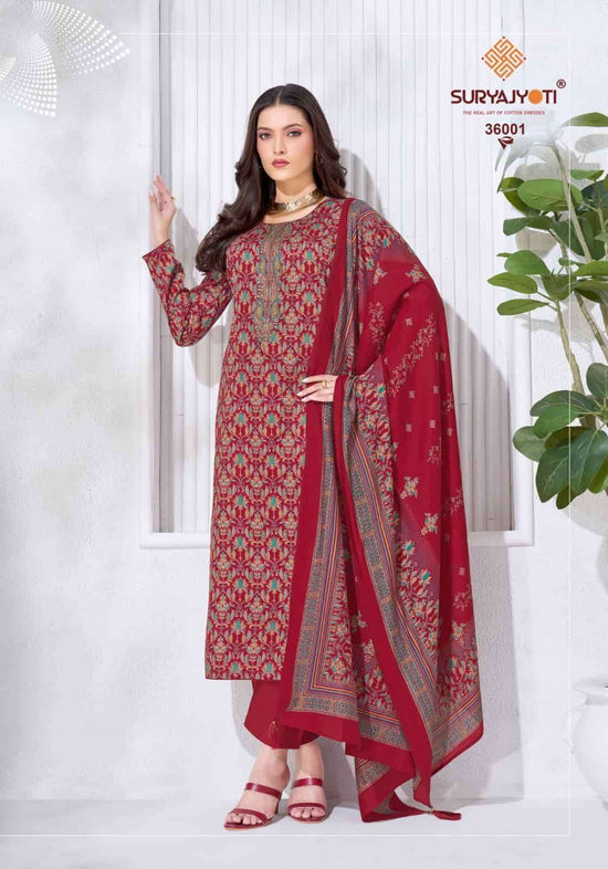 Suryajyoti Kalki Vol 36 Jam Satin Dress Material