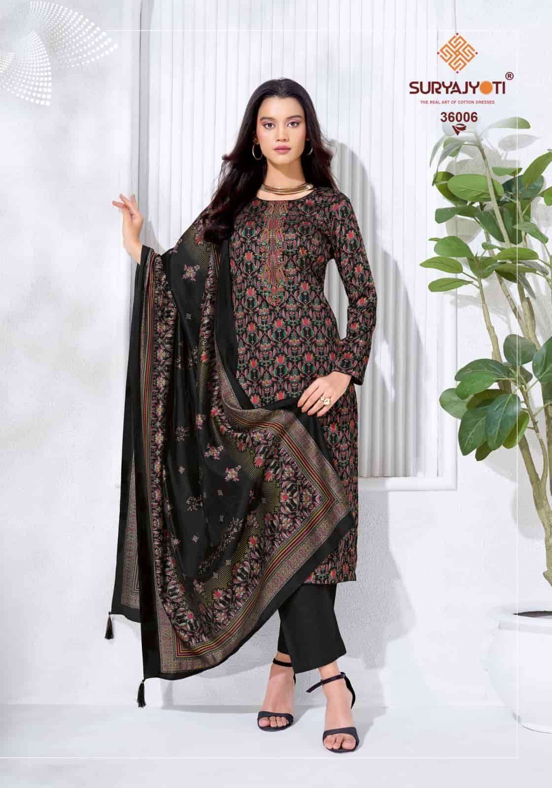 Suryajyoti Kalki Vol 36 Jam Satin Dress Material