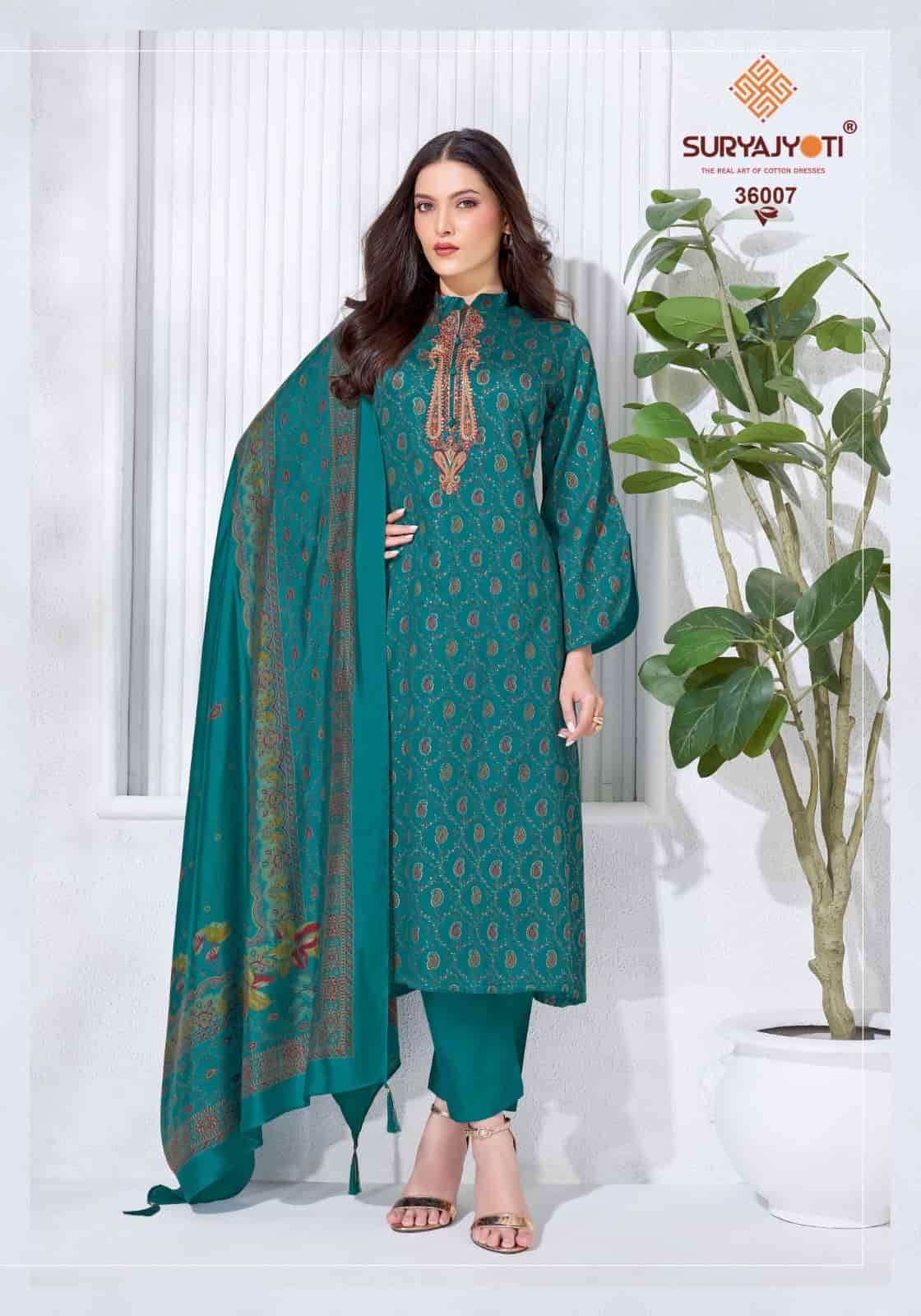Suryajyoti Kalki Vol 36 Jam Satin Dress Material