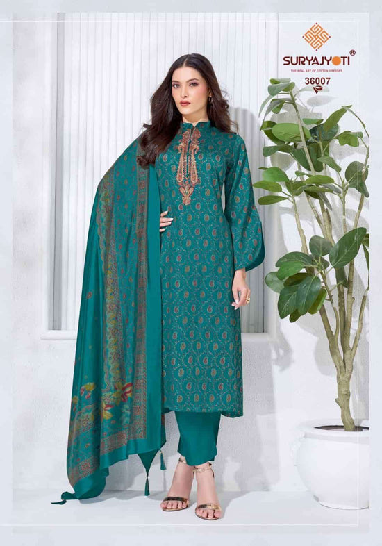 Suryajyoti Kalki Vol 36 Jam Satin Dress Material