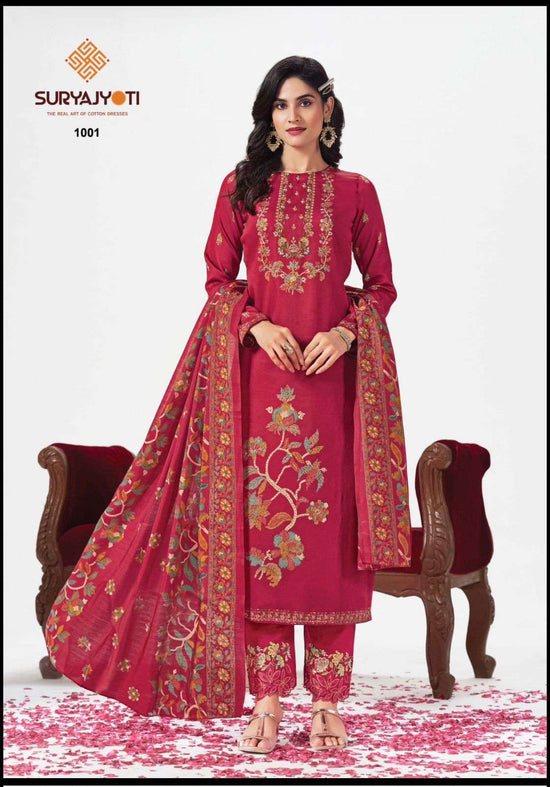 Suryajyoti Kanak Vol 1 Pure Jam Satin Dress Material Collection