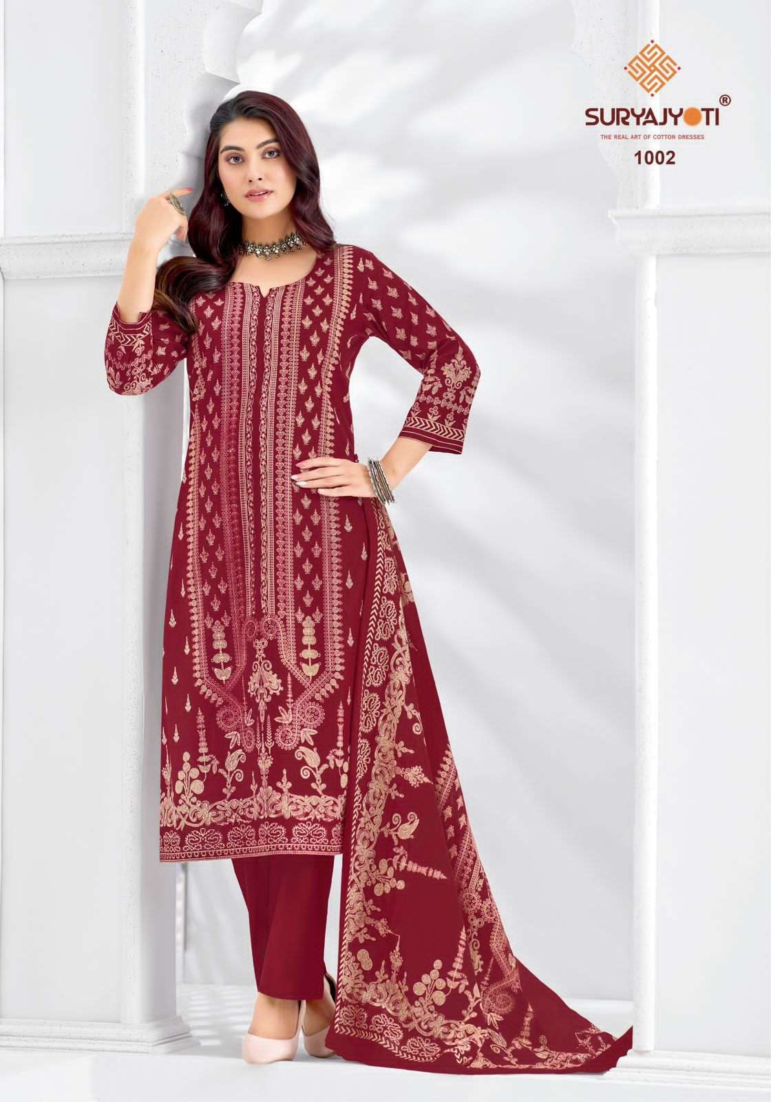 Suryajyoti Kashmiri Cotton Vol 1 - Amrah Wholesale