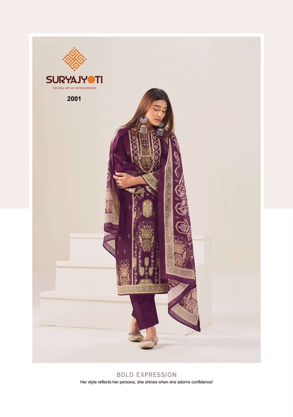 Suryajyoti Kashmiri Cotton Pure Cotton Dress Material