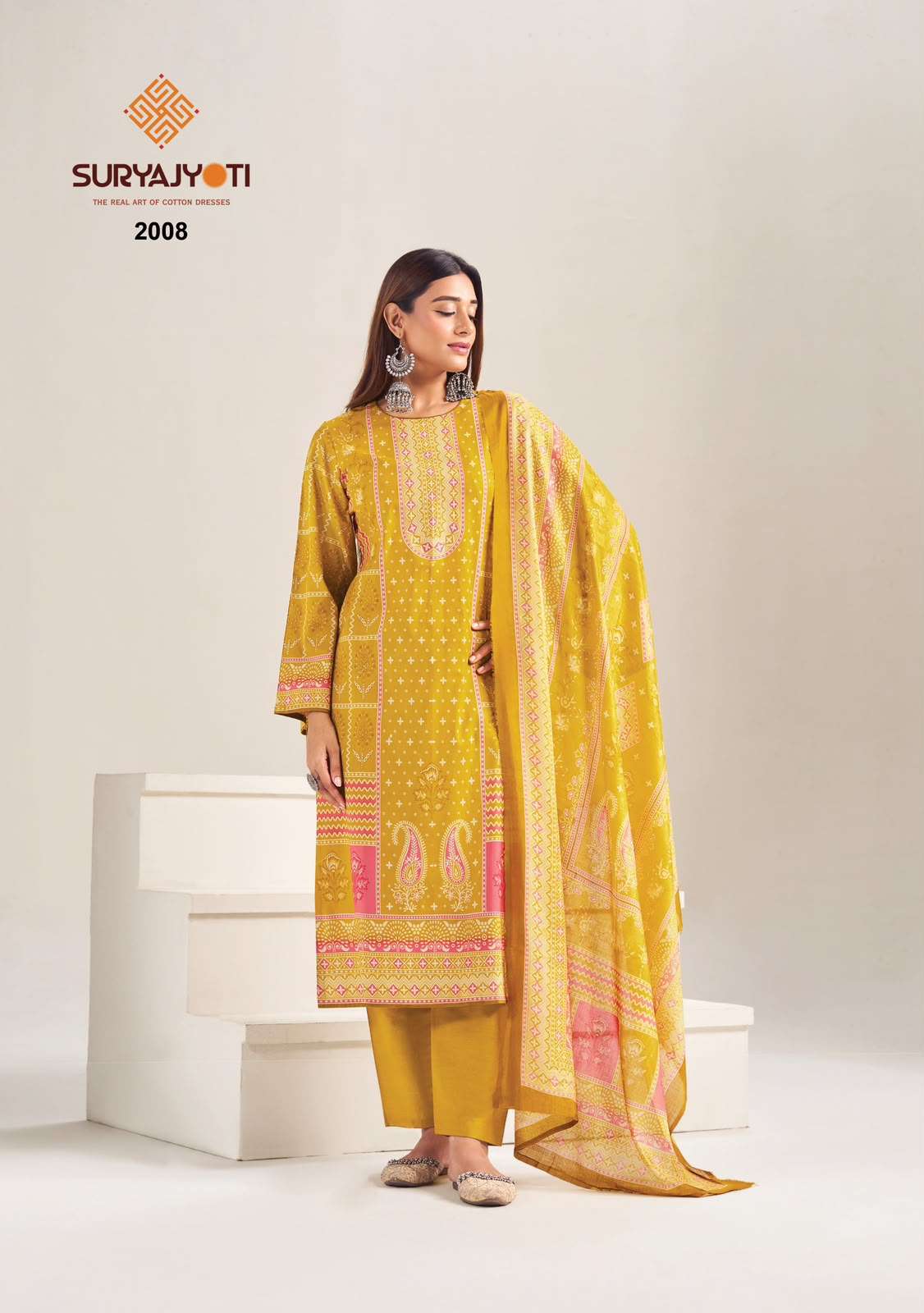 Suryajyoti Kashmiri Cotton Pure Cotton Dress Material