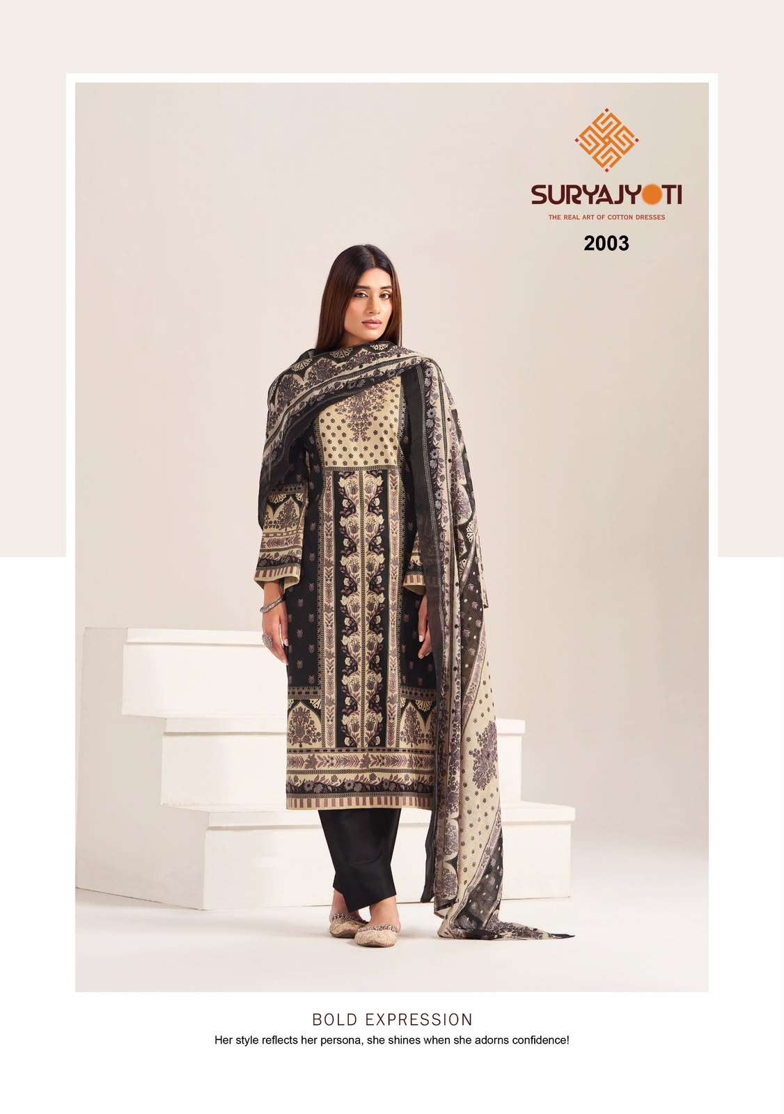 Suryajyoti Kashmiri Cotton Pure Cotton Dress Material