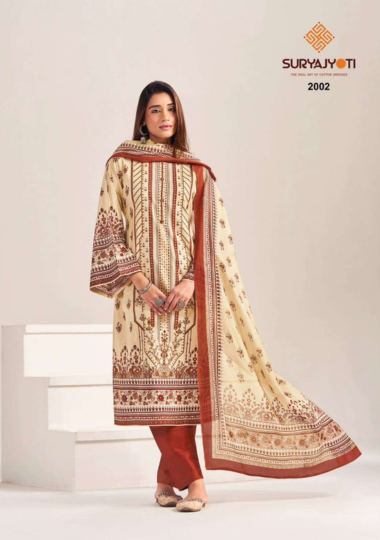 Suryajyoti Kashmiri Cotton Pure Cotton Dress Material