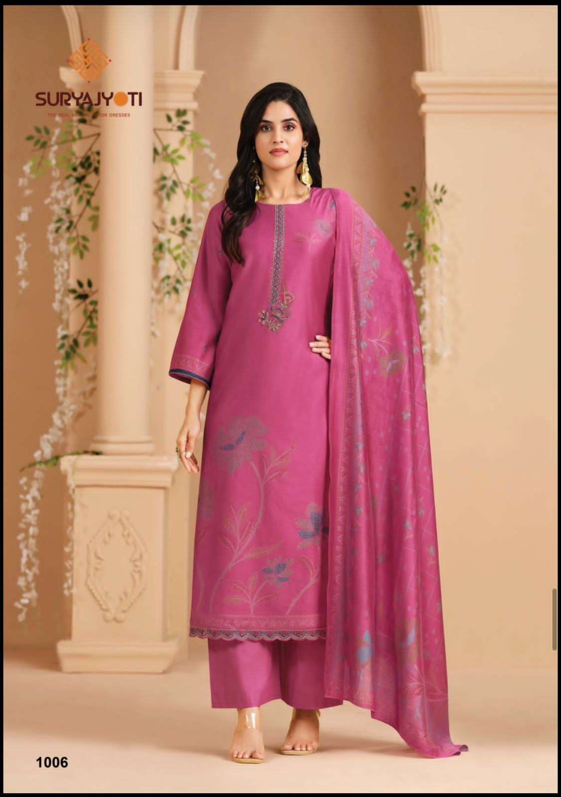 Suryajyoti Kaveri Vol 1 Slub Dress Material - Amrah Wholesale
