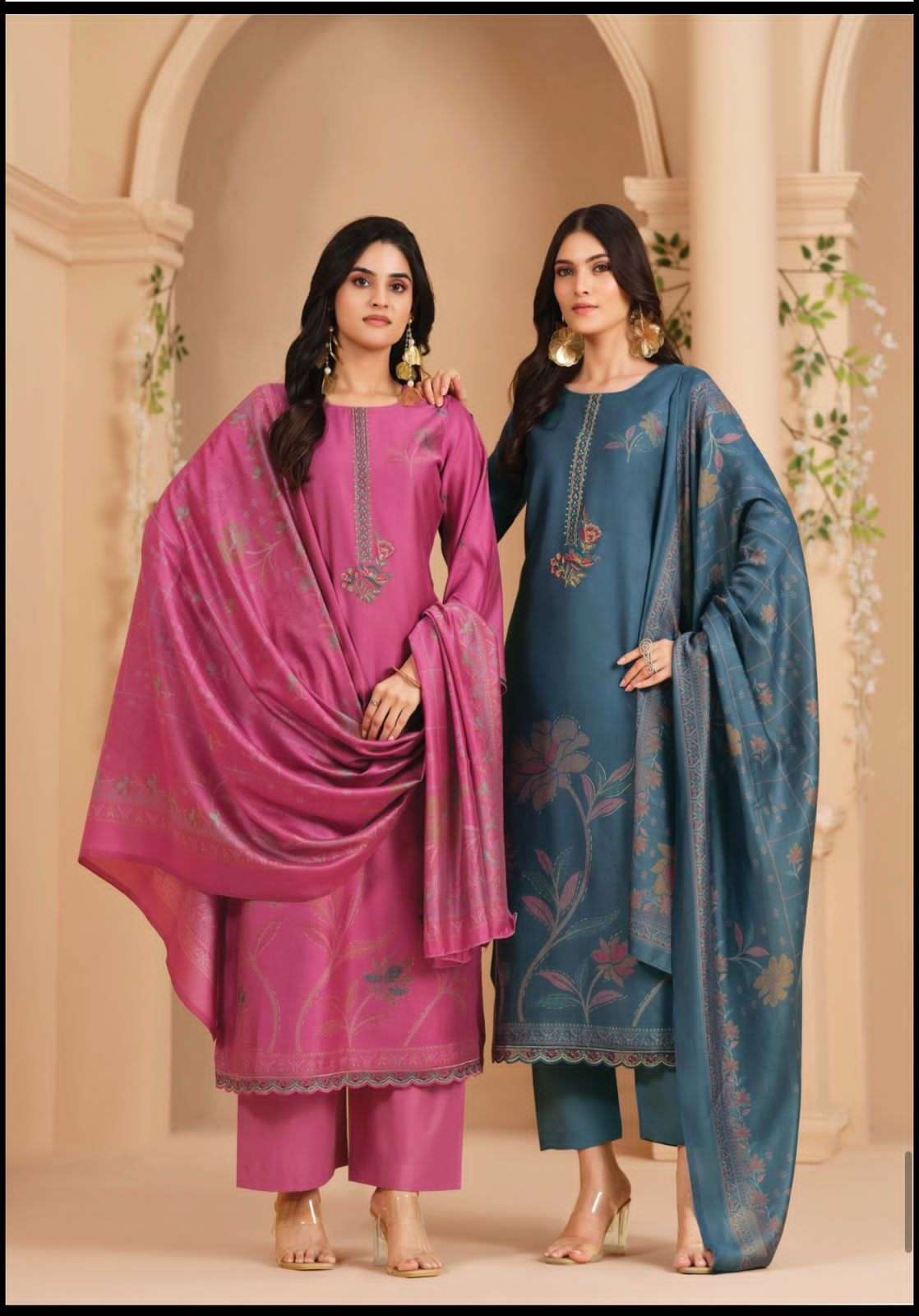 Suryajyoti Kaveri Vol 1 Slub Dress Material - Amrah Wholesale
