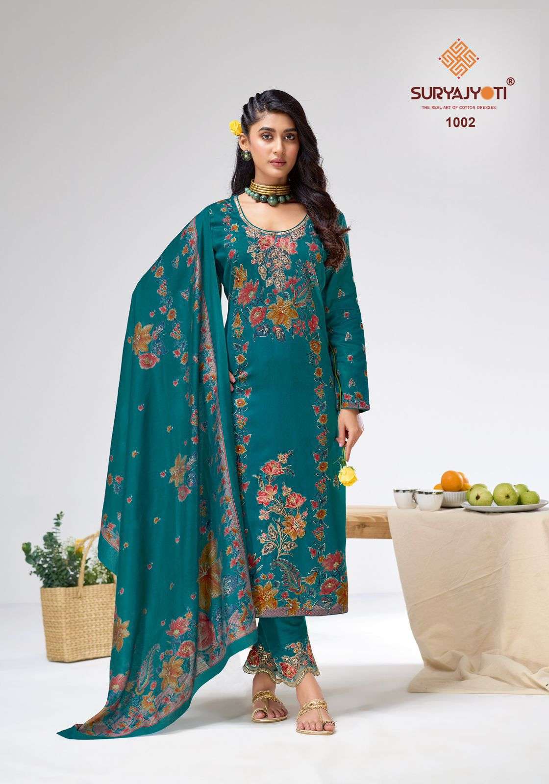 Suryajyoti Kavira Vol 1 Dress Material Wholesale Catalogue - Amrah Wholesale