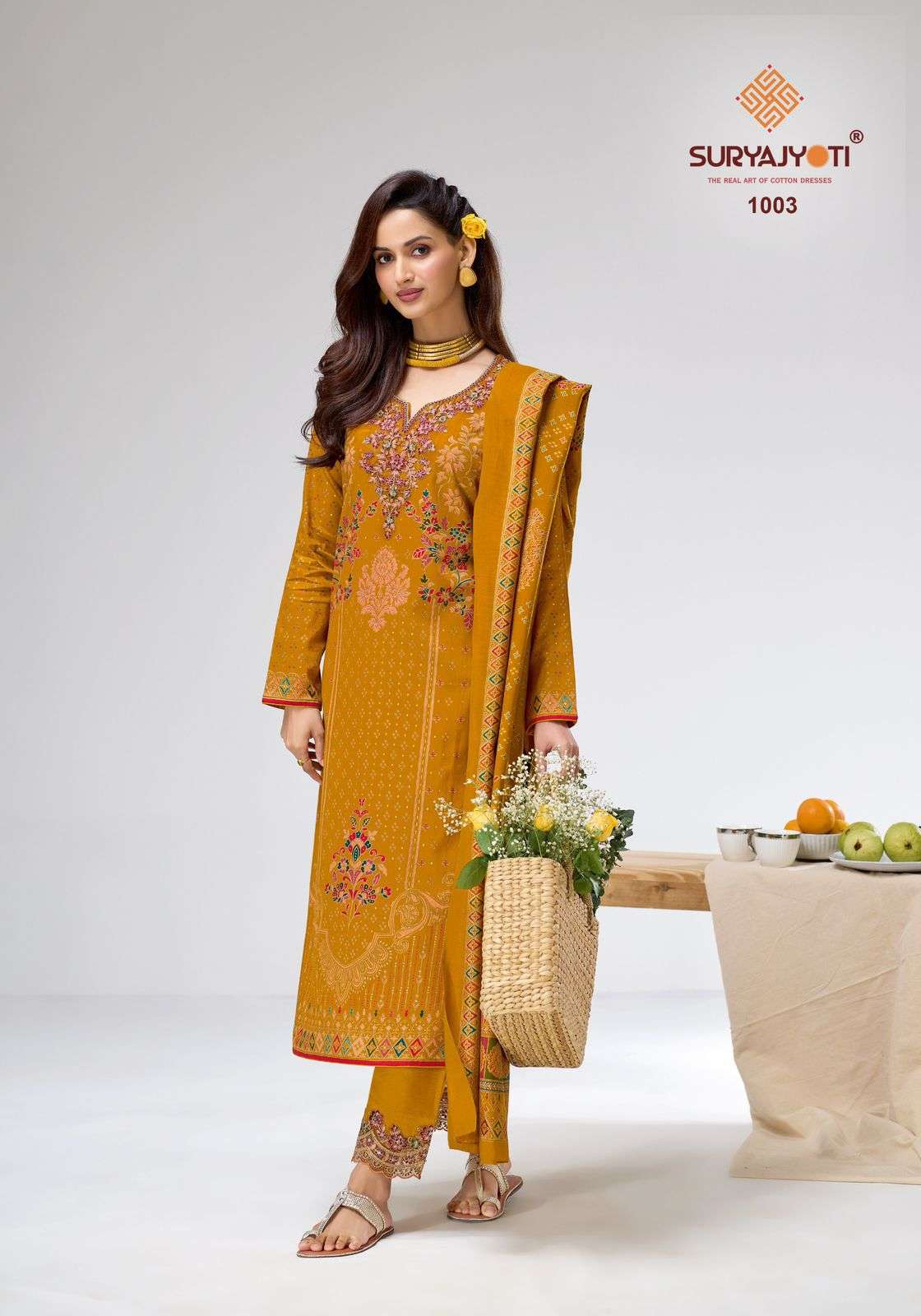 Suryajyoti Kavira Vol 1 Dress Material Wholesale Catalogue - Amrah Wholesale