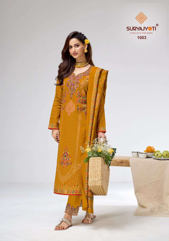 Suryajyoti Kavira Vol 1 Dress Material Wholesale Catalogue - Amrah Wholesale