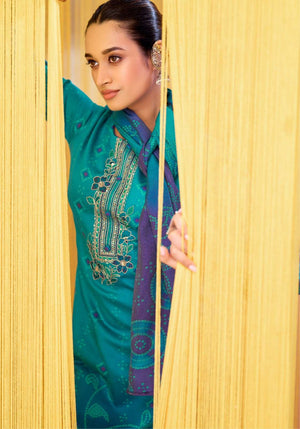 Suryajyoti Keshavi Heavy Jam Satin Salwar Suit