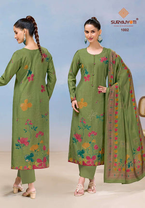 Suryajyoti Khyati Vol 1 Roman Vertigan Unstitched Dress Material